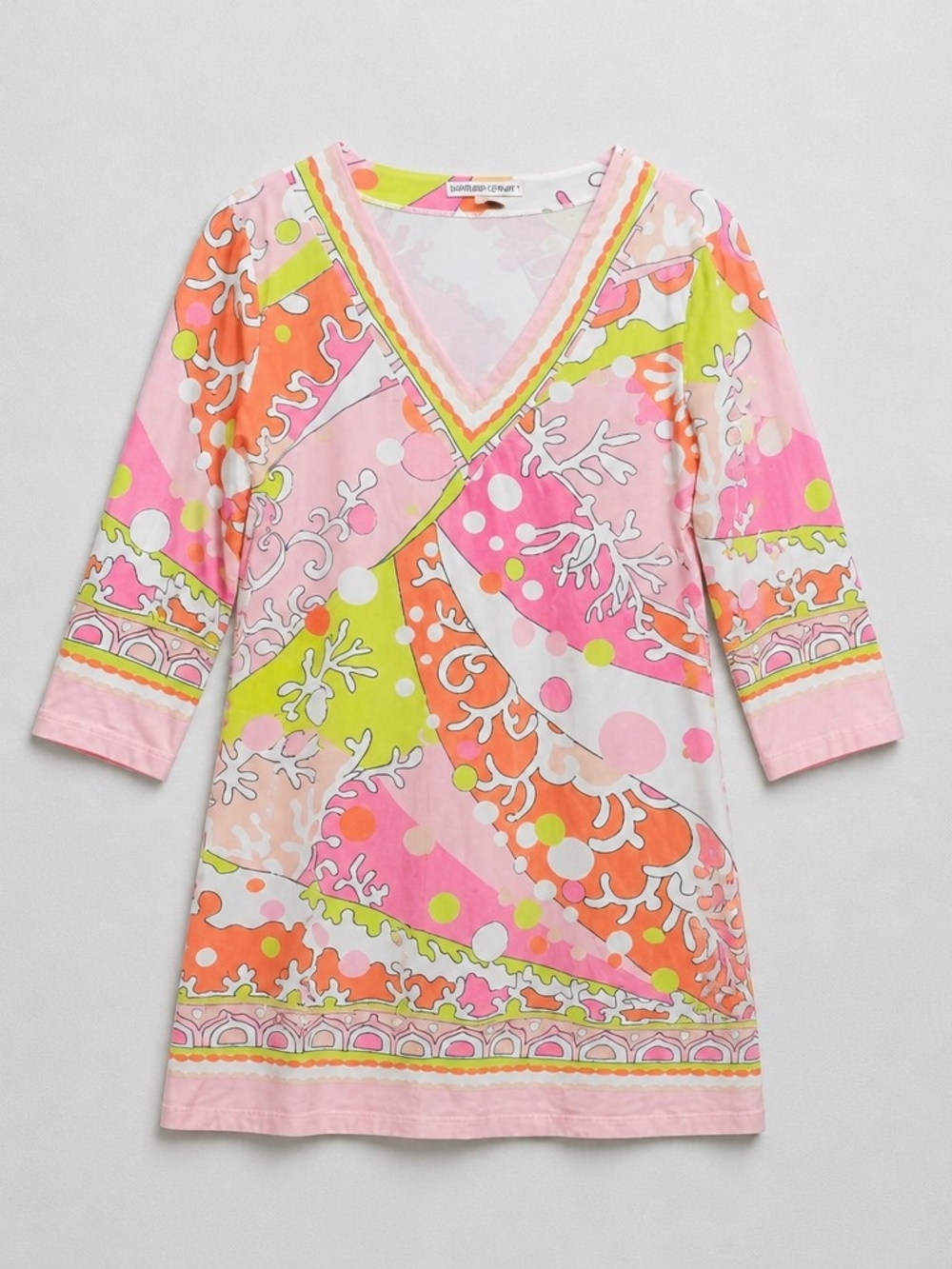 Barbara Gerwit. Pink & Multi Tunic dress